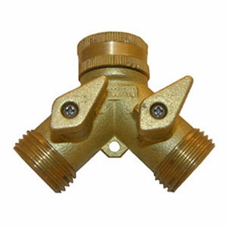 Disston Disston 207855 Brass Garden Hose Wye 207855